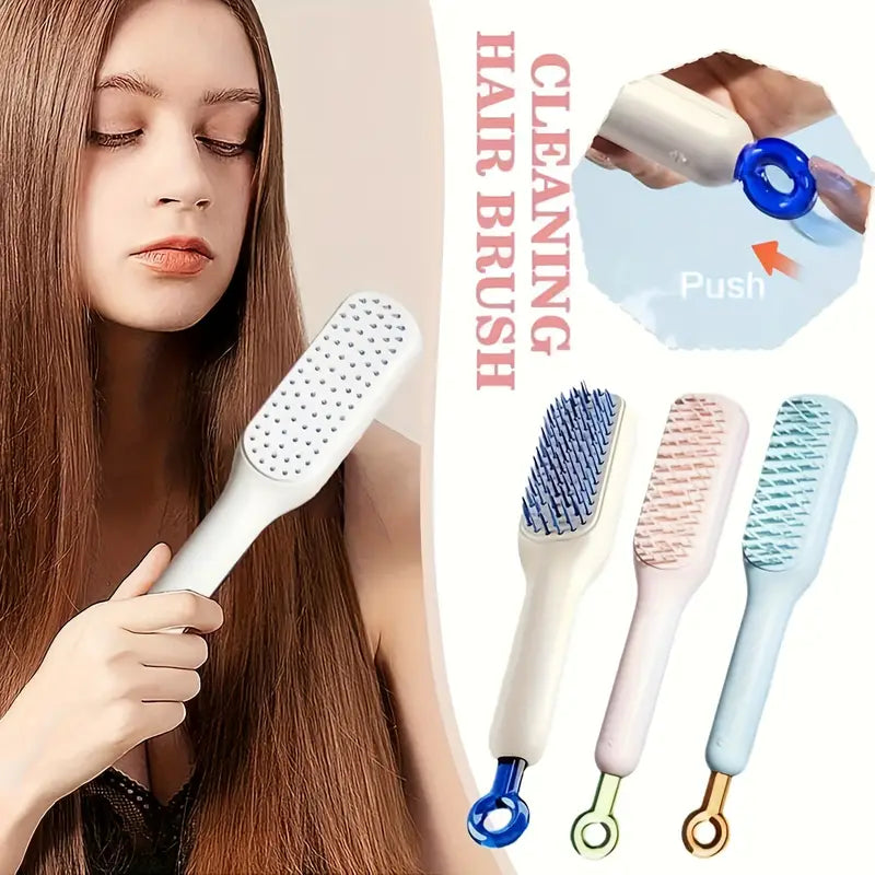 Self Cleaning Hair Comb