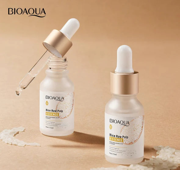 Bioaoua Hyaluronic Acid Rice Raw Pulp Essence Face Serum